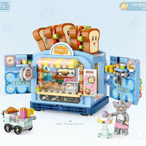 LOZ MINI Blocks - Kids Building Toys Bricks - Bakery - Picture 2 of 2